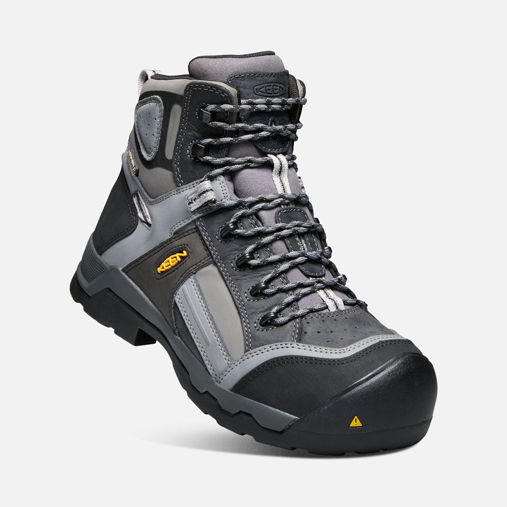 Cizme Keen Romania Barbati Gri Inchis Davenport 6\" Insulated Waterproof (Composite Toe) 1429-IPNUV